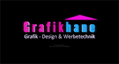 Desktop Screenshot of grafikhane.de